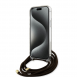 Iphone 15 Guess - Iml 4g Tryckt Crossbody Cord Cord - Brunt