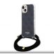 Iphone 15 Guess - Iml 4g Tryckt Crossbody Cord Cord - Svart