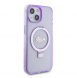 Iphone 15 Plus Guess - Iml Ringställ Funktion Magsafe-fodral Med Glitter - Lila