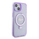 Iphone 15 Guess - Iml Ringställfunktion Magsafe-fodral Med Glitter - Lila