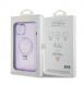 Iphone 15 Guess - Iml Ringställfunktion Magsafe-fodral Med Glitter - Lila