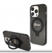 Iphone 15 Pro Max Guess - Iml Ringställfunktion Magsafe-fodral Med Glitter - Svart