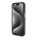 Iphone 15 Pro Max Guess - Iml Ringställfunktion Magsafe-fodral Med Glitter - Svart