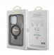 Iphone 15 Pro Guess - Iml Ringställfunktion Magsafe-fodral Med Glitter - Svart