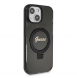 Iphone 15 Guess - Iml Ringställfunktion Magsafe-fodral Med Glitter - Svart