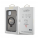 Iphone 15 Guess - Iml Ringställfunktion Magsafe-fodral Med Glitter - Svart