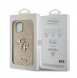 Iphone 13 Guess - Pu-fodral Fast Glitter Med Stor 4g Metalllogo - Guld