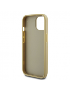 Iphone 13 Guess - Pu-fodral Fast Glitter Med Stor 4g Metalllogo - Guld