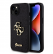 Iphone 13 Guess - Pu-fodral Fast Glitter Med Stor 4g Metalllogo - Svart