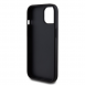Iphone 12 / 12 Pro-guess - Pu-fodral Fast Glitter Med Stor 4g Metalllogo - Svart