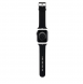 Karl - Apple Watch Strap Gummi Nft Choupette Huvudlogo - Svart-42/44mm