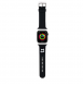 Karl - Apple Watch Strap Gummi Nft Choupette Huvudlogo - Svart-38/40mm