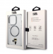 Iphone 15 Pro Max Karl - Magsafe - Iml Metal Outline Nft Karl & Choupette - Transparent