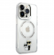 Iphone 15 Pro Karl - Magsafe - Iml Metal Outline Nft Karl & Choupette - Transparent