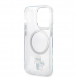 Iphone 15 Pro Karl - Magsafe - Iml Metal Outline Nft Karl & Choupette - Transparent