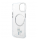 Iphone 15 Plus Karl - Magsafe - Iml Metal Outline Nft Karl & Choupette - Transparent