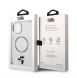 Iphone 15 Karl - Magsafe - Iml Metal Outline Nft Karl & Choupette - Transparent