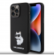 Iphone 15 Pro Max Karl - Liquid Silikone Choupette Nft - Svart