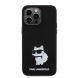 Iphone 15 Pro Max Karl - Liquid Silikone Choupette Nft - Svart