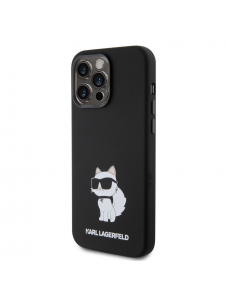 Iphone 15 Pro Max Karl - Liquid Silikone Choupette Nft - Svart