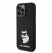 Iphone 15 Pro Max Karl - Liquid Silikone Choupette Nft - Svart