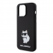 Iphone 15 Pro Max Karl - Liquid Silikone Choupette Nft - Svart