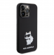 Iphone 15 Pro Karl - Flytande Silikonfodral Choupette Nft - Svart
