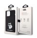 Iphone 15 Pro Karl - Flytande Silikonfodral Choupette Nft - Svart