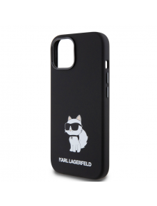 Iphone 15 Karl - Liquid Silikone Choupette Nft - Svart