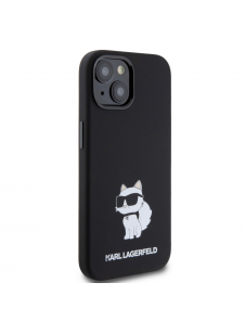 Iphone 15 Karl - Liquid Silikone Choupette Nft - Svart