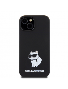 Iphone 15 Karl - Liquid Silikone Choupette Nft - Svart