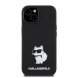 Iphone 15 Karl - Liquid Silikone Choupette Nft - Svart