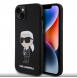 Iphone 15 Plus Karl - Liquid Silikonecase Ikonik Nft - Svart