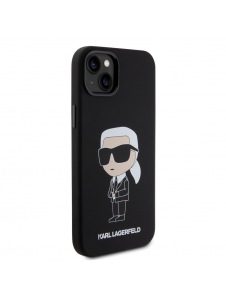 Iphone 15 Plus Karl - Liquid Silikonecase Ikonik Nft - Svart