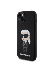 Iphone 15 Plus Karl - Liquid Silikonecase Ikonik Nft - Svart