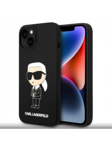 Iphone 15 Karl - Liquid Silikone Case Ikonik Nft - Svart