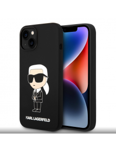 Iphone 15 Karl - Liquid Silikone Case Ikonik Nft - Svart