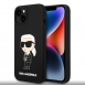 Iphone 15 Karl - Liquid Silikone Case Ikonik Nft - Svart
