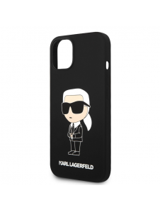 Iphone 15 Karl - Liquid Silikone Case Ikonik Nft - Svart