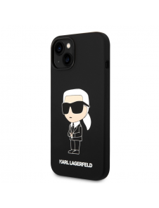 Iphone 15 Karl - Liquid Silikone Case Ikonik Nft - Svart