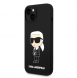Iphone 15 Karl - Liquid Silikone Case Ikonik Nft - Svart