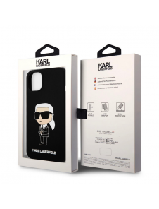 Iphone 15 Karl - Liquid Silikone Case Ikonik Nft - Svart