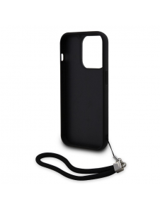 Karl Lagerfeld Paljetter Vändbart Fodral till iPhone 15 Pro Svart/Silver