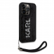 Karl Lagerfeld Paljetter Vändbart Fodral till iPhone 15 Pro Svart/Silver