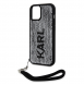 Karl Lagerfeld Paljetter Vändbart Fodral till iPhone 15 Svart/Silver