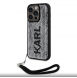 Karl Lagerfeld Paljetter Vändbart Fodral till iPhone 13 Pro Max Svart/Silver