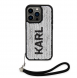 Karl Lagerfeld Paljetter Vändbart Fodral till iPhone 13 Pro Max Svart/Silver