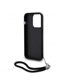 Karl Lagerfeld Paljetter Vändbart Fodral till iPhone 13 Pro Svart/Silver
