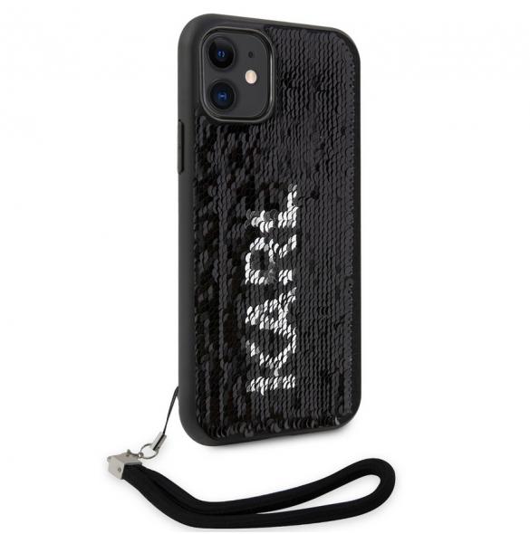Karl Lagerfeld Saffiano Plaque Case för iPhone 13 Pro Svart