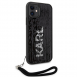 Karl Lagerfeld Saffiano Plaque Case för iPhone 13 Pro Svart